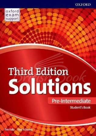 Підручник Solutions Third Edition Pre-Intermediate Student's Book with Online Practice зображення