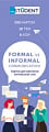 Картки для вивчення англійських слів Formal vs Informal Communication