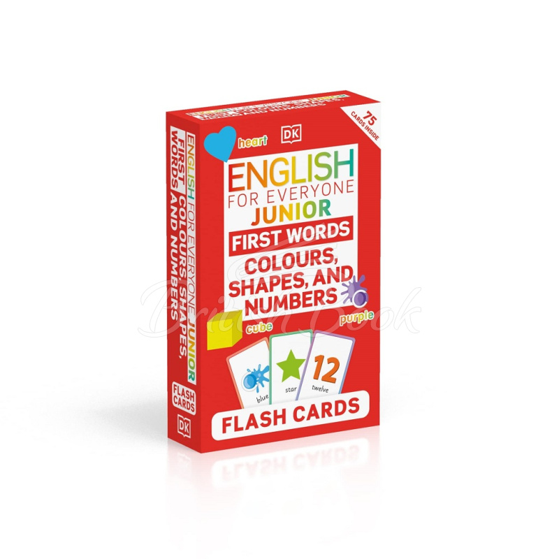 Картки English for Everyone Junior: First Words Colours, Shapes, and Numbers Flash Cards зображення 2