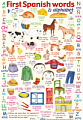 First Spanish Words and Alphabet Poster