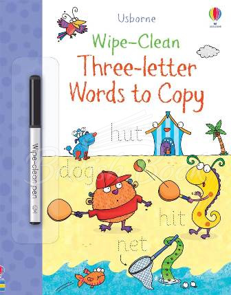 Книга Wipe-Clean Three-Letter Words to Copy зображення