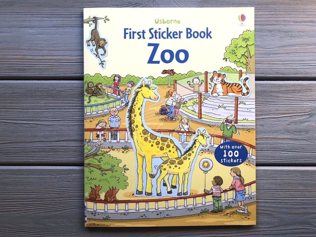 Книга First Sticker Book: Zoo зображення 1