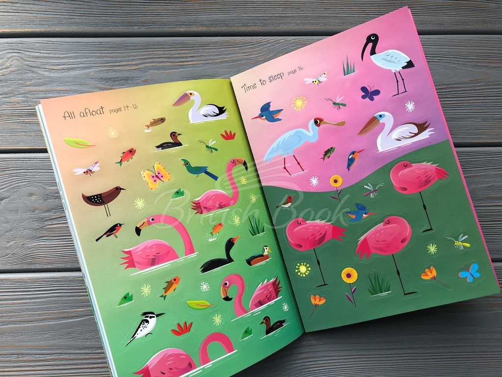 Книга Little First Stickers: Flamingos зображення 9