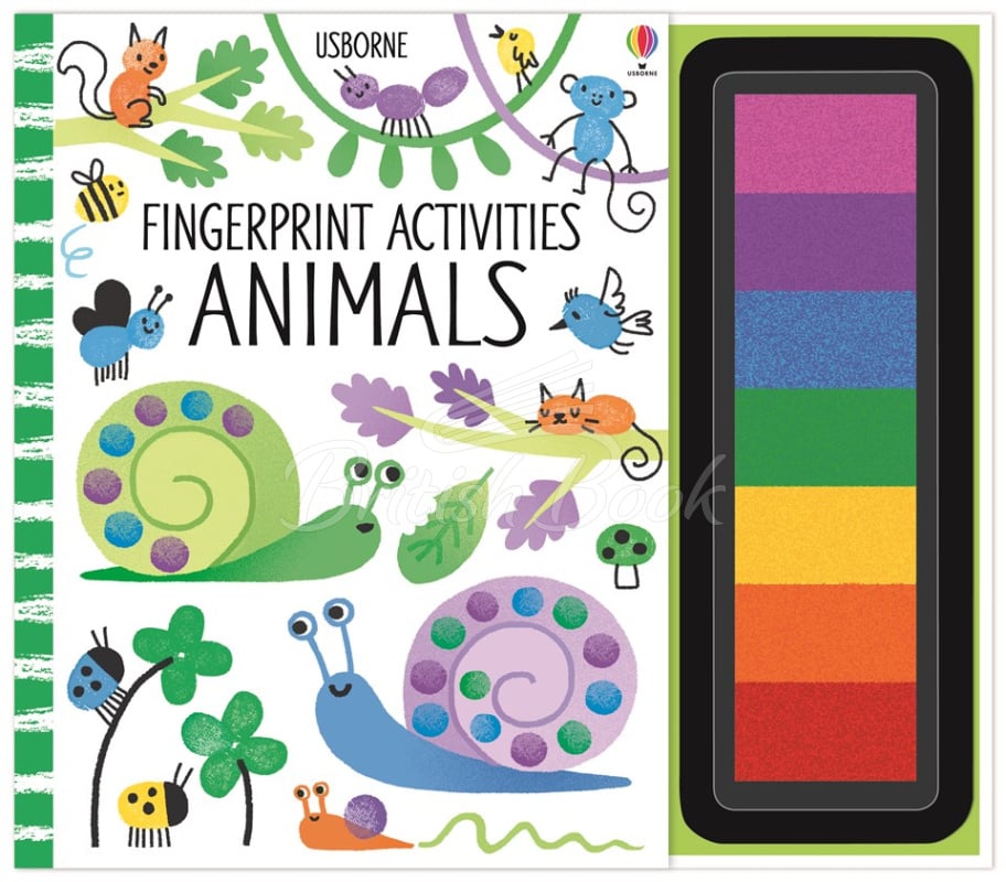 Книга Fingerprint Activities: Animals зображення