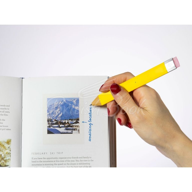 Закладка Pen Bookmark Yellow with Refills зображення 4