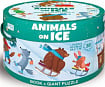 Animals on Ice Book and Giant Puzzle
