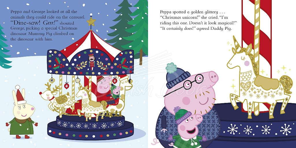 Книга Peppa Pig: Peppa's Christmas Unicorn зображення 3
