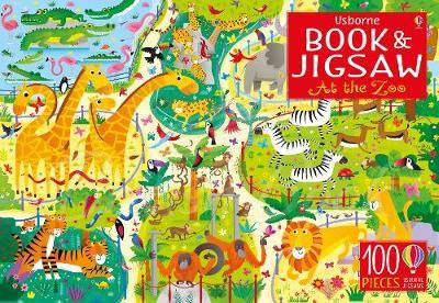 Пазл Usborne Book and Jigsaw: At The Zoo зображення