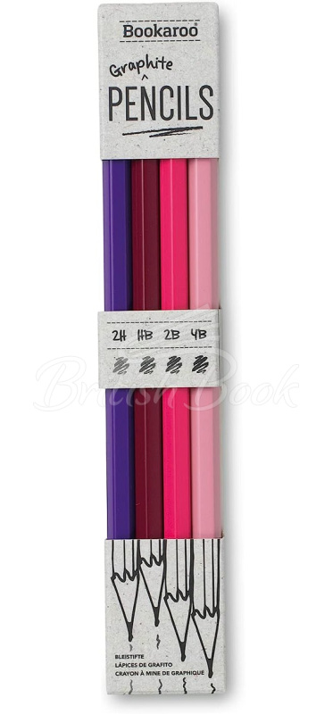 Набор Bookaroo Graphite Pencils Pinks изображение