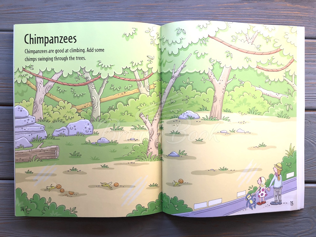 Книга First Sticker Book: Zoo зображення 6