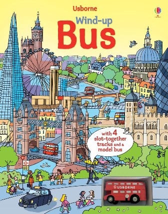 Книга Wind-up Bus Book with Slot-together Tracks зображення