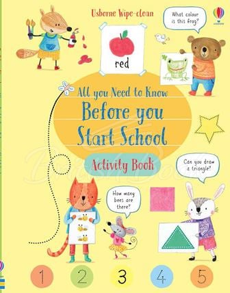 Книга Wipe-Clean All You Need to Know Before You Start School Activity Book зображення