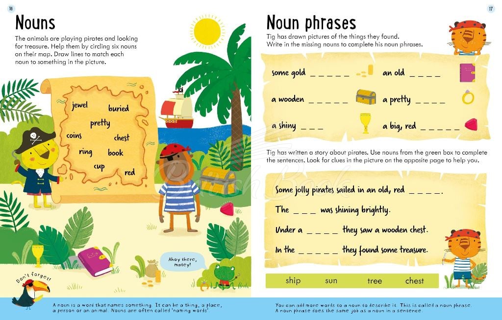 Книга Usborne Workbooks: Grammar and Punctuation (Age 6 to 7) зображення 1