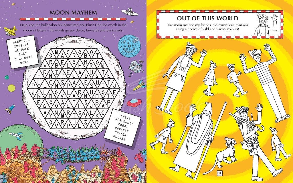 Книга Where's Wally? In Outer Space Activity Book зображення 2