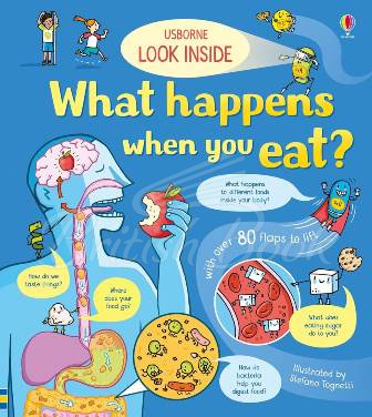 Книга Look inside What Happens When You Eat? зображення