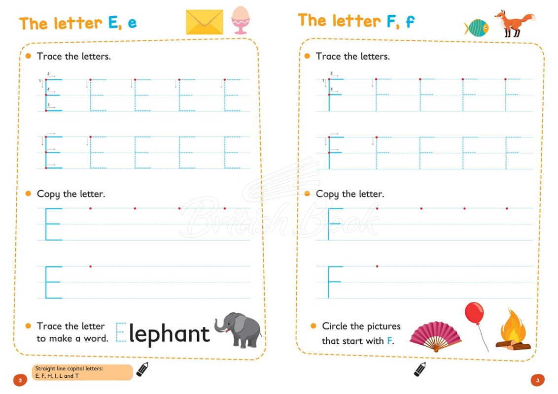 Книга Collins Easy Learning Preschool: Upper Case Letters Wipe-Clean Activity Book (Ages 3-5) зображення 2
