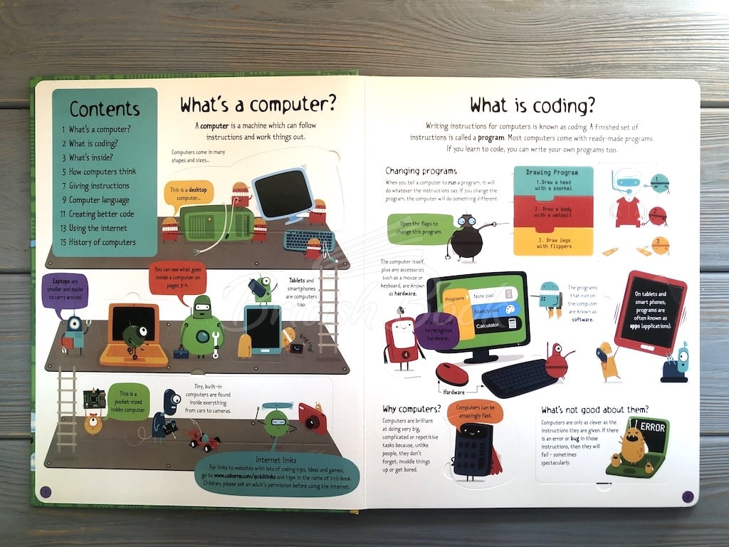 Книга Lift-the-Flap Computers and Coding зображення 2
