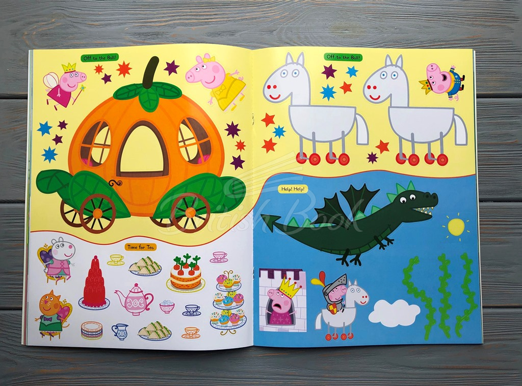 Книга Peppa Pig: Fairy Tales! Sticker Book зображення 3