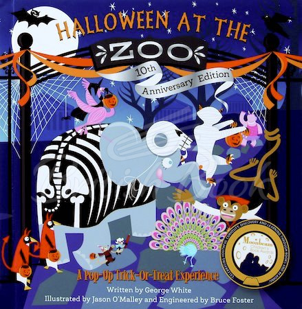 Книга Halloween at the Zoo (A Pop-up Book) зображення