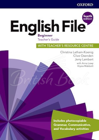 Книга для вчителя English File Fourth Edition Beginner Teacher's Guide with Teacher's Resource Centre зображення