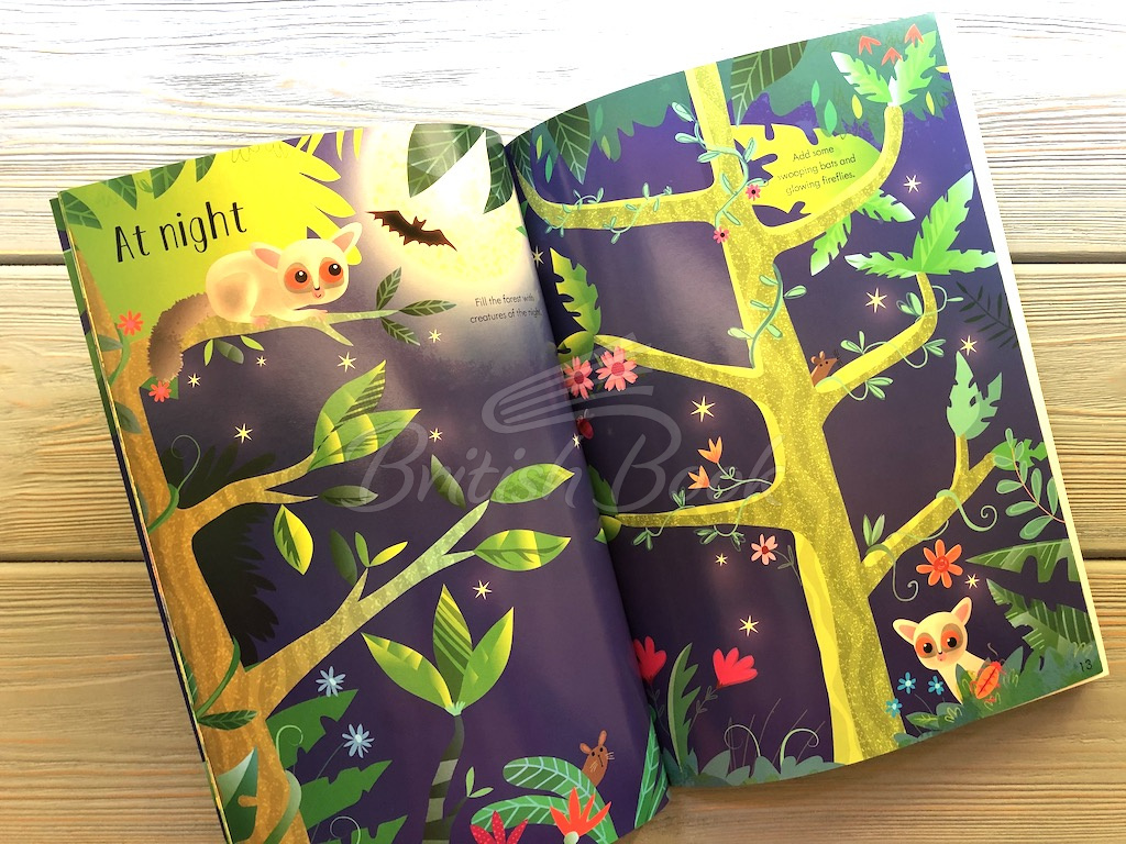 Книга Little First Stickers: Jungle зображення 5