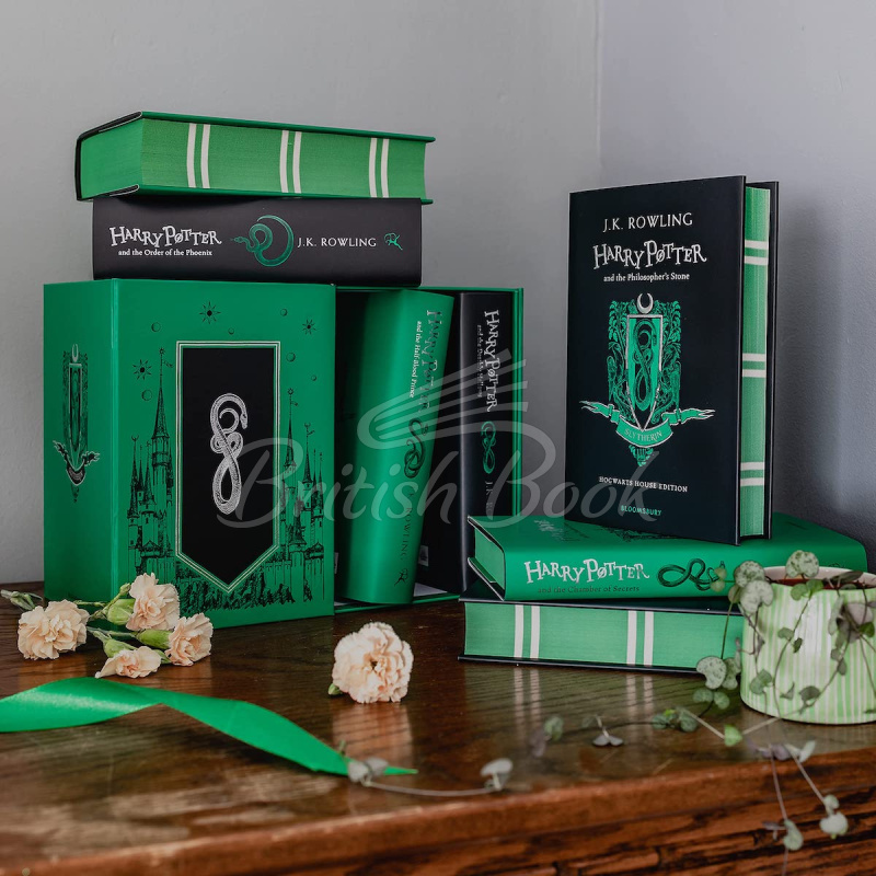 Набір книжок Harry Potter House Editions Slytherin Hardback Box Set зображення 7