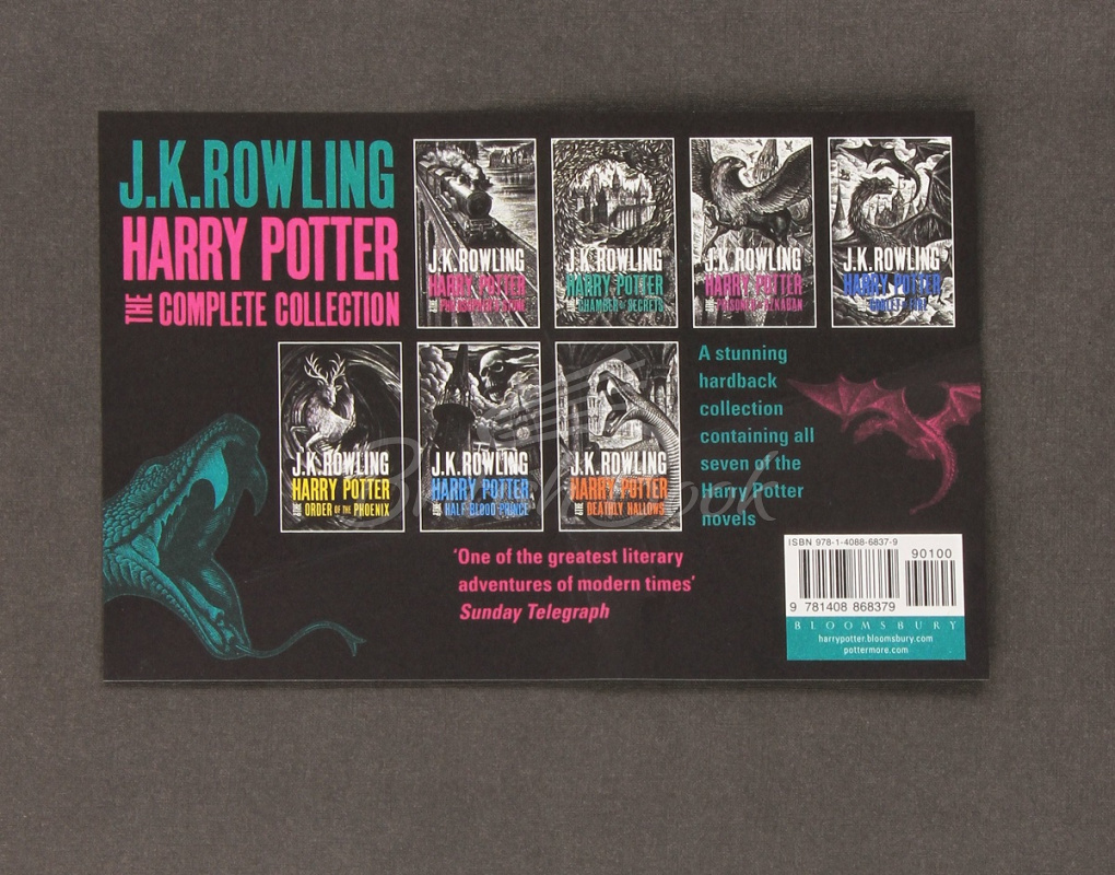 Набір книжок Harry Potter: The Complete Collection Adult Hardback Box Set зображення 2