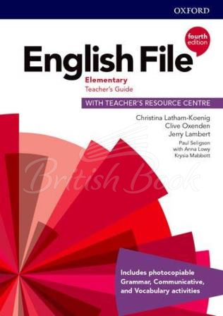 Книга для вчителя English File Fourth Edition Elementary Teacher's Guide with Teacher's Resource Centre зображення