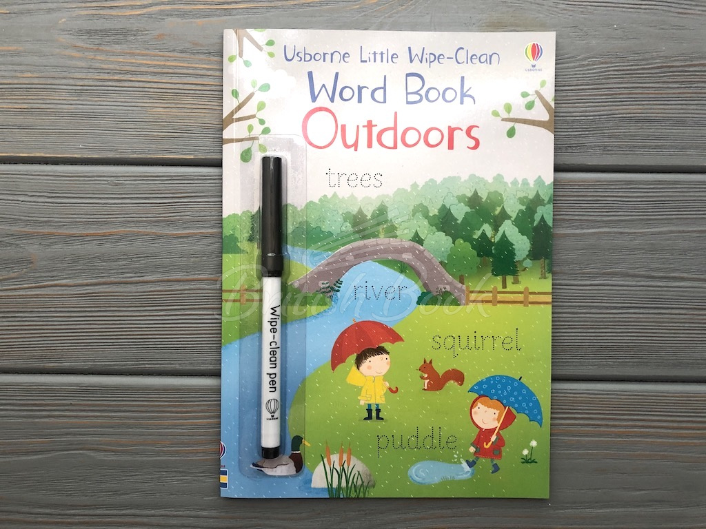 Книга Little Wipe-Clean Word Book: Outdoors зображення 1