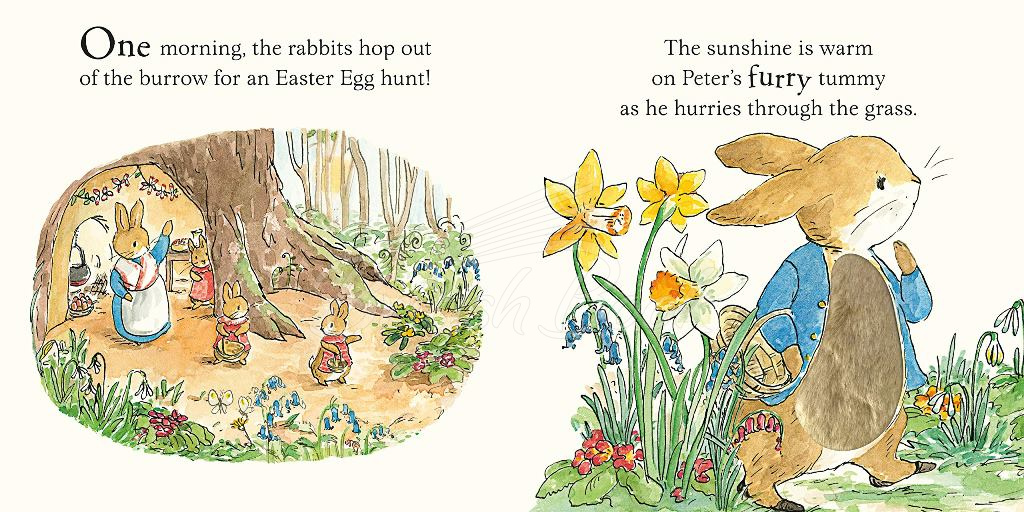 Книга A Peter Rabbit Touch and Feel Book: A Fluffy Easter Tale зображення 2