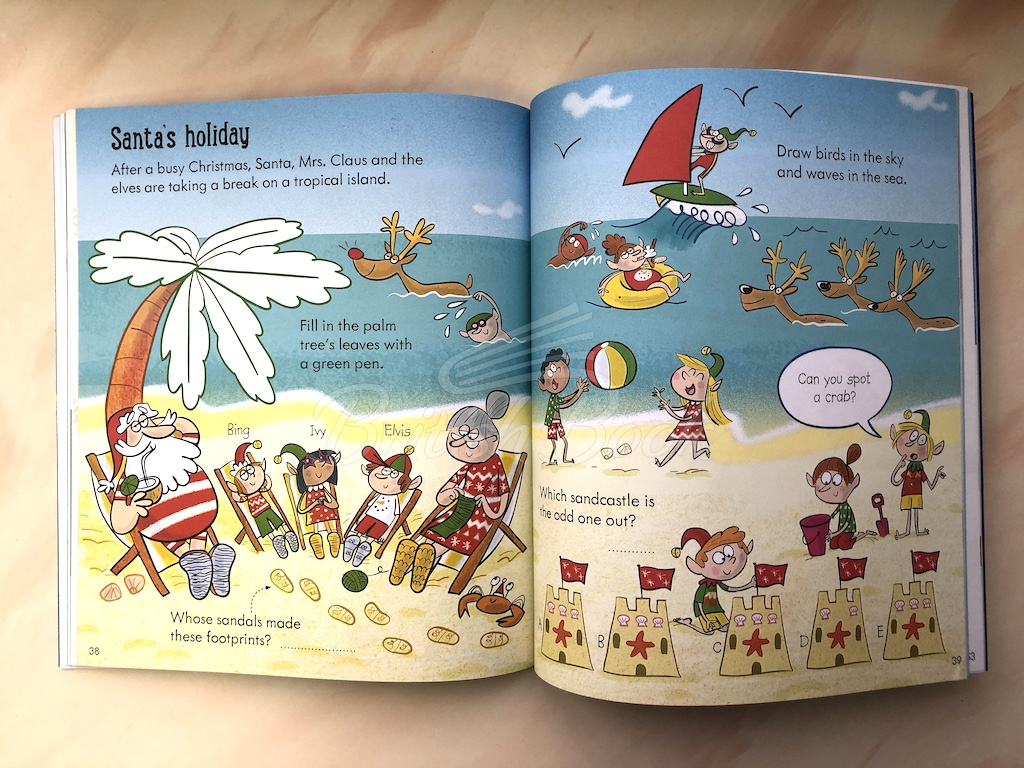 Книга Little Children's Christmas Activity Book зображення 7