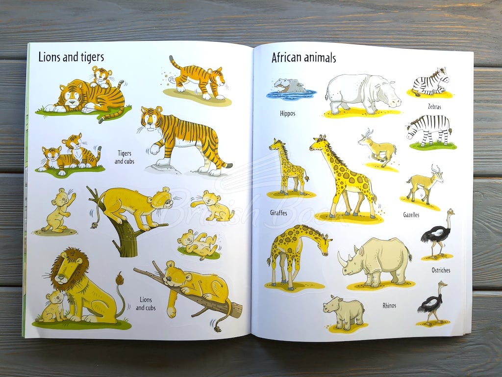 Книга First Sticker Book: Zoo зображення 5