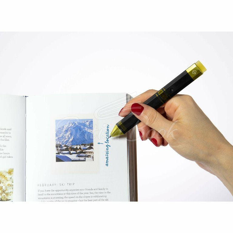 Закладка Pen Bookmark Black + Gold with Refills зображення 4
