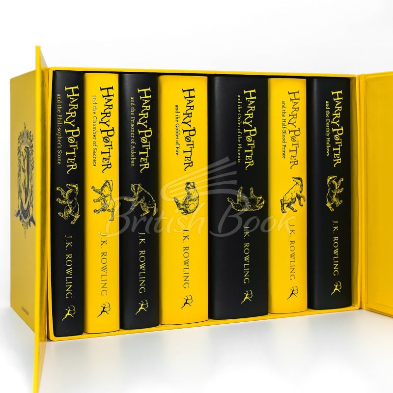 Набір книжок Harry Potter House Editions Hufflepuff Hardback Box Set зображення 5
