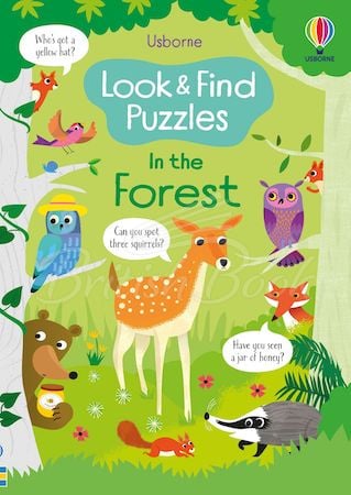 Книга Look and Find Puzzles: In the Forest зображення