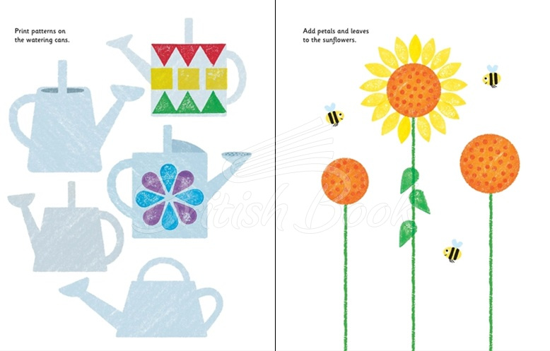 Книга Rubber Stamp Activities: Garden зображення 1