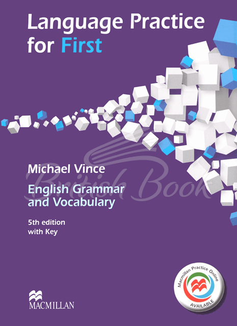 Книга Language Practice for First 5th Edition — English Grammar and Vocabulary with key and MPO зображення
