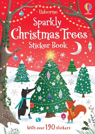 Книга Sparkly Christmas Trees Sticker Book зображення