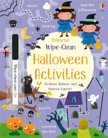 Книга Wipe-Clean Halloween Activities зображення