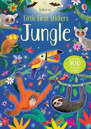 Книга Little First Stickers: Jungle зображення
