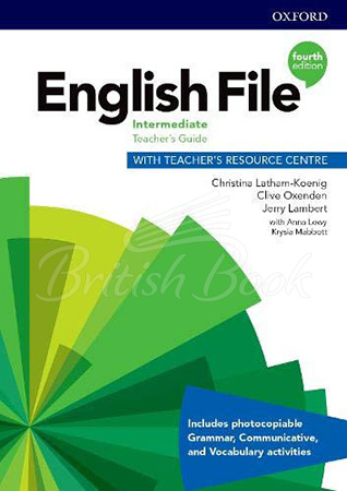 Книга для вчителя English File Fourth Edition Intermediate Teacher's Guide with Teacher's Resource Centre зображення
