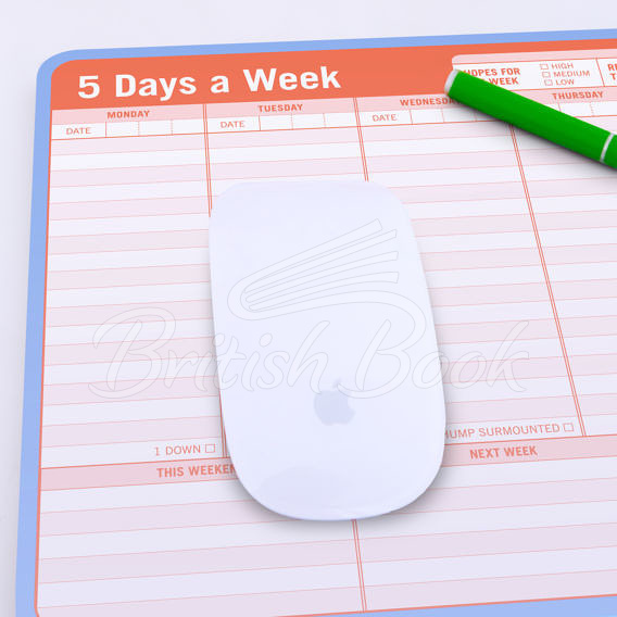 Килимок для миші, Планер 5 Days a Week Paper Mousepad зображення 2