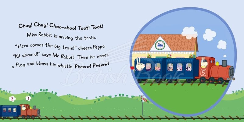 Книга Peppa Pig: Peppa and the Big Train зображення 1