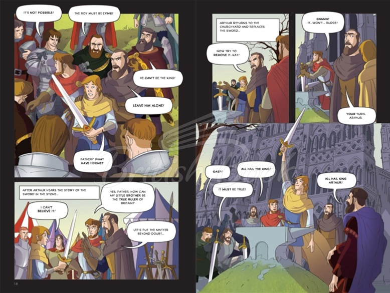 Книга The Adventures of King Arthur Graphic Novel зображення 3